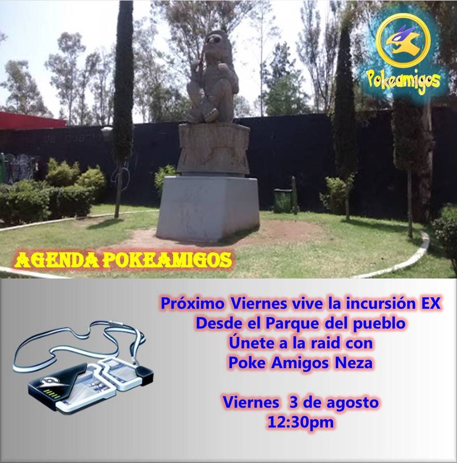 pokeamigosneza's tweet photo. Te esperamos mañana a partir de las 12:30pm para que seas testigo de una historia mas en la #IncursionEX del Dios Prehispanico con #PokeAmigosNeza https://t.co/EmJBwabDnT