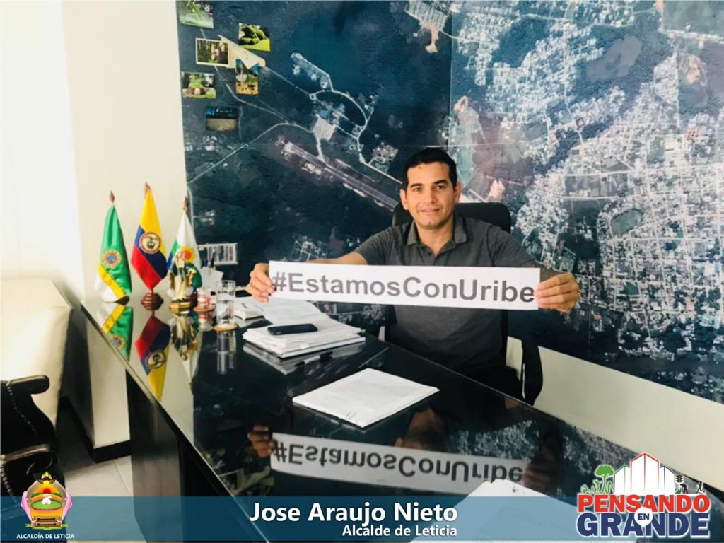 josearaujonieto's tweet photo. Desde el Amazonas; Hasta el infinito y más allá..@AlvaroUribeVel @CeDemocratico @IvanDuque https://t.co/dRo7a8Yk02