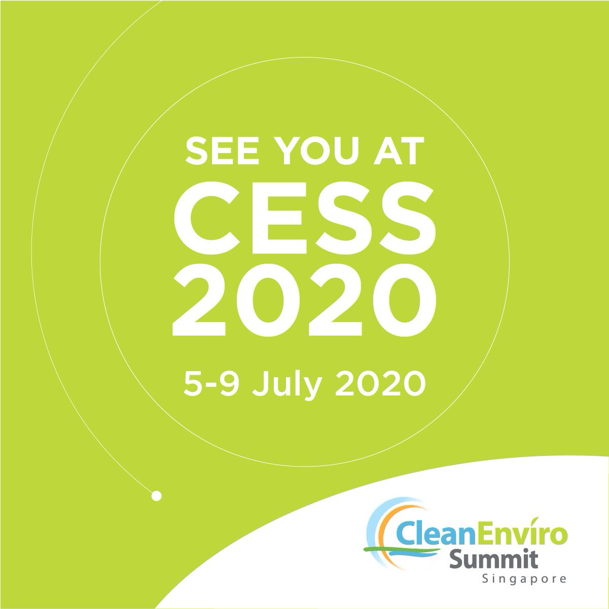 Be sure to mark your calendars for CESS 2020 – featuring more new #cleanenviro solutions, international speakers and networking opportunities with government officials, industry captains, investors and prospective partners. See you in July 2020! #CESS2020 #environment #Singapore