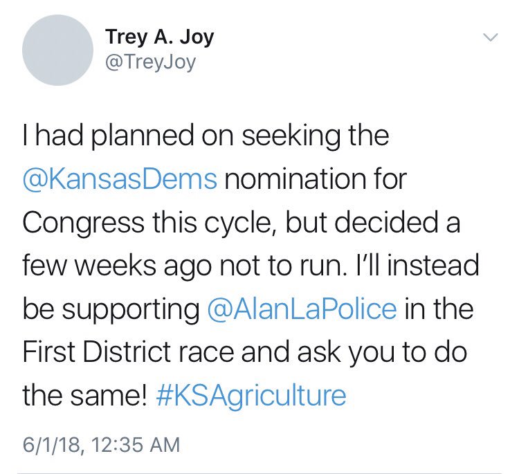 JoCoYRs's tweet photo. It’s beyond important for Young Republicans to get involved and stay active otherwise the leadership gets infiltrated by Undercover Dems like @TreyJoy  Wonder how many other Undercover Dems have infiltrated the KS GOP #KS01 #KS02 #KS03 #KS04 #ksleg https://t.co/VrtafPkRpb