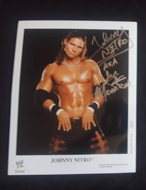VelaCards's tweet photo. Nice hand signed promo photo from @TheRealMorrison as Johnny Nitro being handed out as prize support for this yearβs #RawDeal World #Championships only at @Gen_Con. You just need to #GoPlayWin. #ccg #gaming #collectiblecardgame https://t.co/R77DtfC3YK
