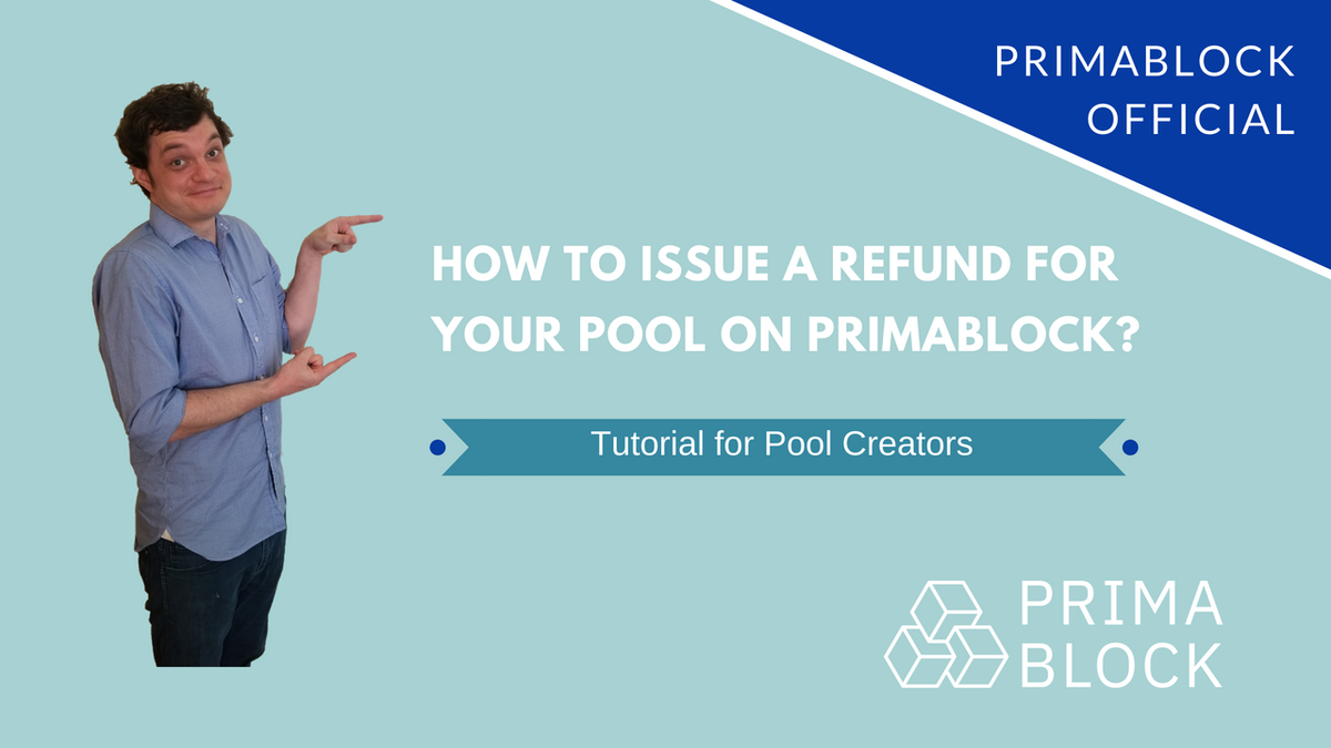 primablock's tweet photo. New Tutorial for #ICOpool Creators available: How to Issue a Refund to the pool if #ICO got canceled? 
https://t.co/rrmsiHglH8 https://t.co/9UoXD2R5Op
