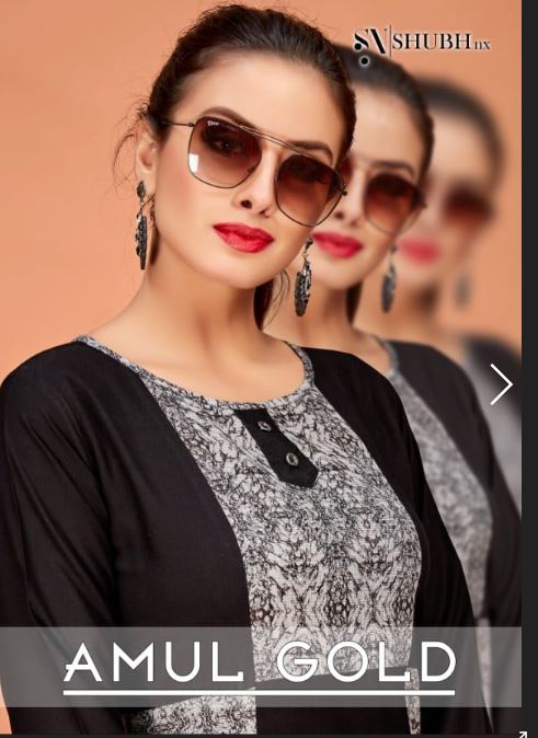 SHUBH NX PRESENTING AMULGOLD RAYON KURTIS CATALOG AT BEST RATE IN SURAT has been published on Textile Mela - textilemela.com/portfolio/shub…
CONTACT NO : +91-9727894906
WHATSAPP No: +91-9727895087