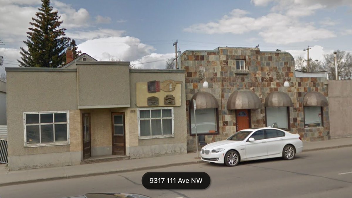 dawnvalentine's tweet image. And more cool bldgs across the street. 2nd photo far right built 1930. Maybe something original under that facade. #yeghistory #yegarchitecture