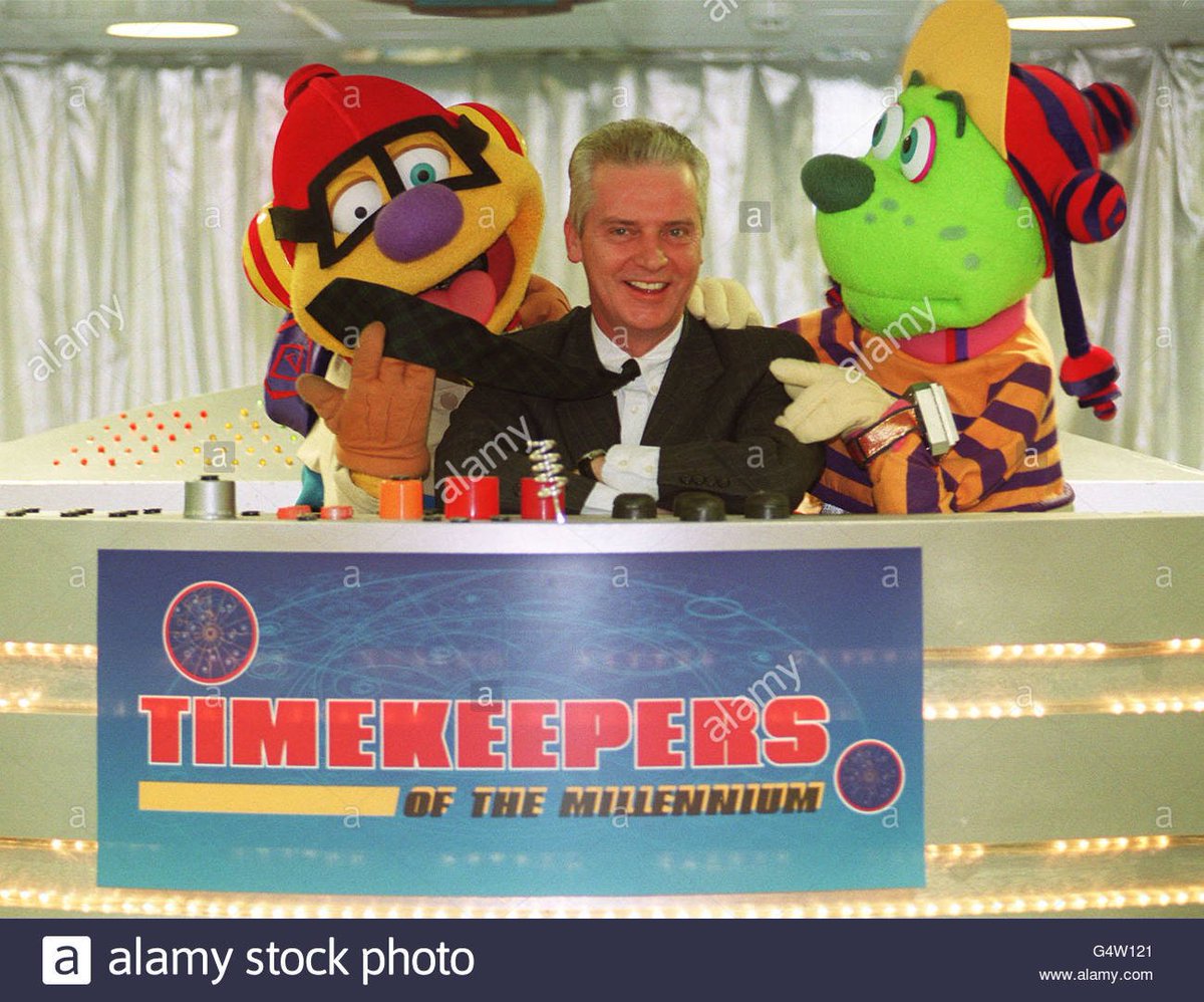 Timekeepers, one of the most popular areas of the dome, was more or less a jungle gym, ditching philosophical waxing in favor of some foam ball warfare (air cannons and all). It starred Coggs and Sprinx, two muppet-like characters, who had their own (now lost) miniseries on CiTV.