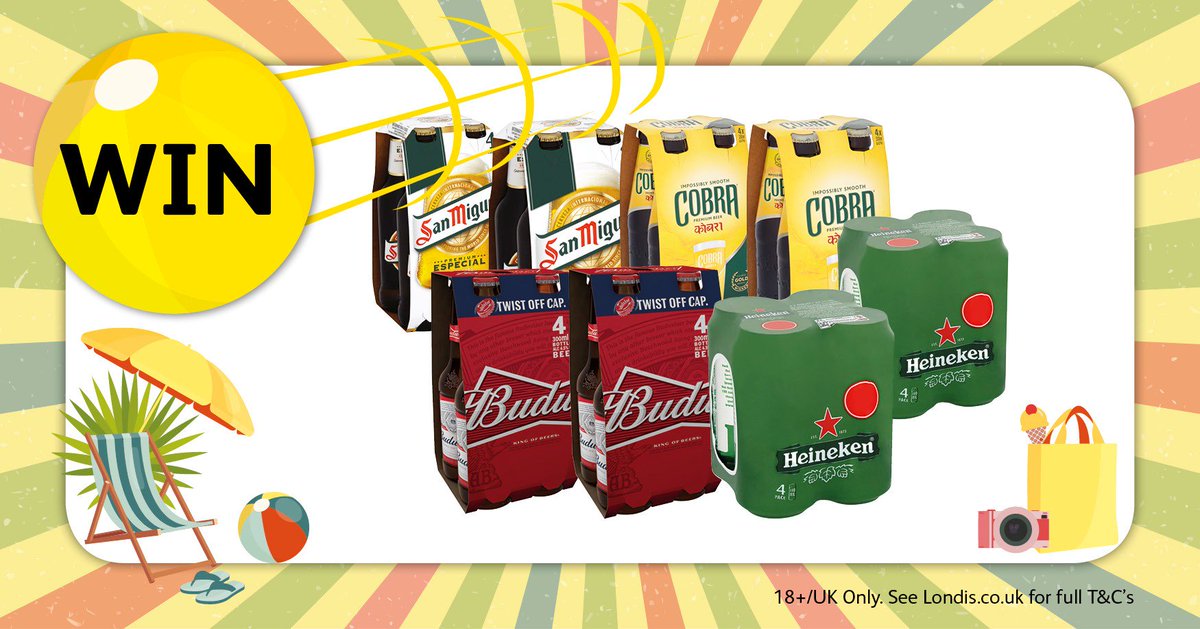 myLondis's tweet photo. We're celebrating #Internationalbeerday by giving you a chance to #WIN a World Beer Hamper! 🍺

Simply RT &amp; Follow @myLondis to enter!

18+/ UK Only. Full T&amp;C's: https://t.co/YCRCZANg5N  
Closes: 10/08 23:59

#LoveSummer #FreebieFriday https://t.co/WaFtgwimQP