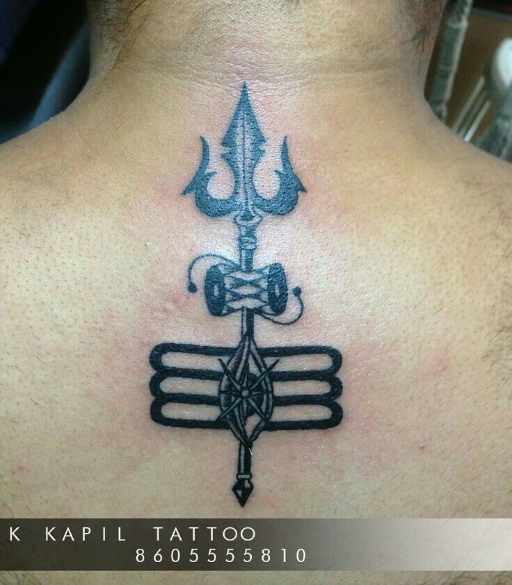 mahadev trishul damru tattoo forearm  Shiva tattoo Tattoos Lord shiva