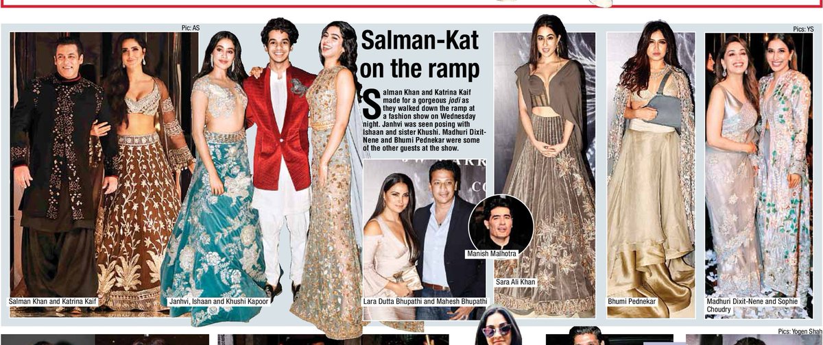#SalmanKhan #KatrinaKaif made for a gorgeous jodi ❤ as they walked down the Ramp at #manishmalhotra Fashion Show. 😊
#ManishMalhotraLabel 
#ZweenCoutureCollection