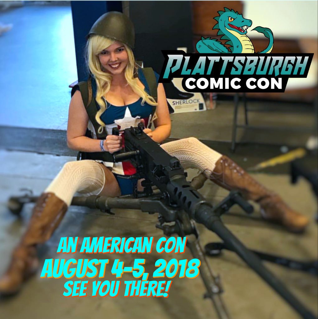 PlattsburghCC's tweet photo. Plattsburgh Comic Con Aug. 4-5, 2018! This is it folks, it ONLY happens once in Plattsburgh for 2018! Comic Con is the new way to share amazing memories with family and friends or just enjoy yourself over the summer!
GET SPEED PASS TICKETS: https://t.co/DEWUXF2gQK #plattsburghcc https://t.co/ImlDIXZOll