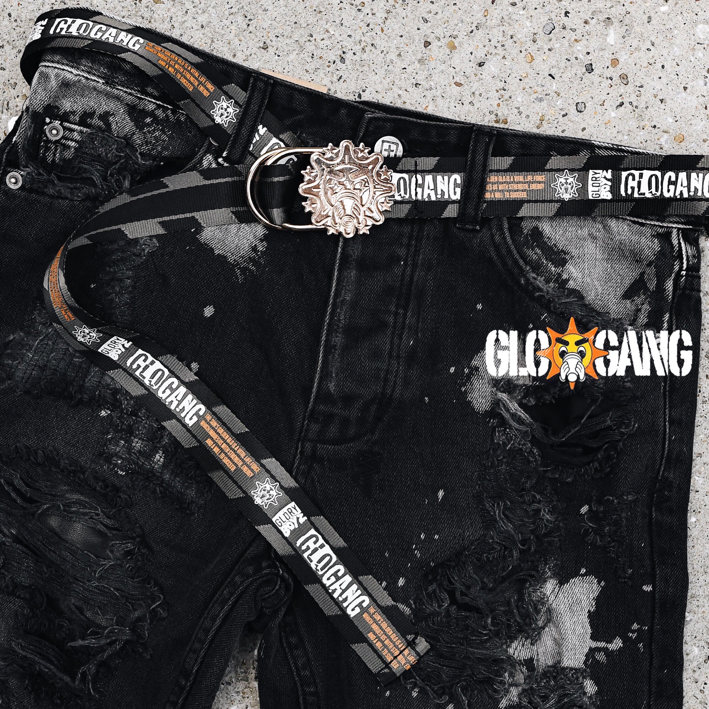 新品　Glo Gang サンダルchief keef 愛用ブランド Glo-Gang-Music-Chief-Keef-