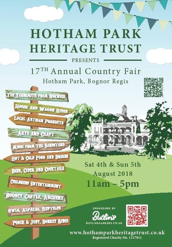 Only a day until the Hotham Park Heritage Trust’s country fair begins! 

With cocktails for the adults and owls, reptiles, bouncy castle and much more there’s everything for the whole family.  #BognorRegis