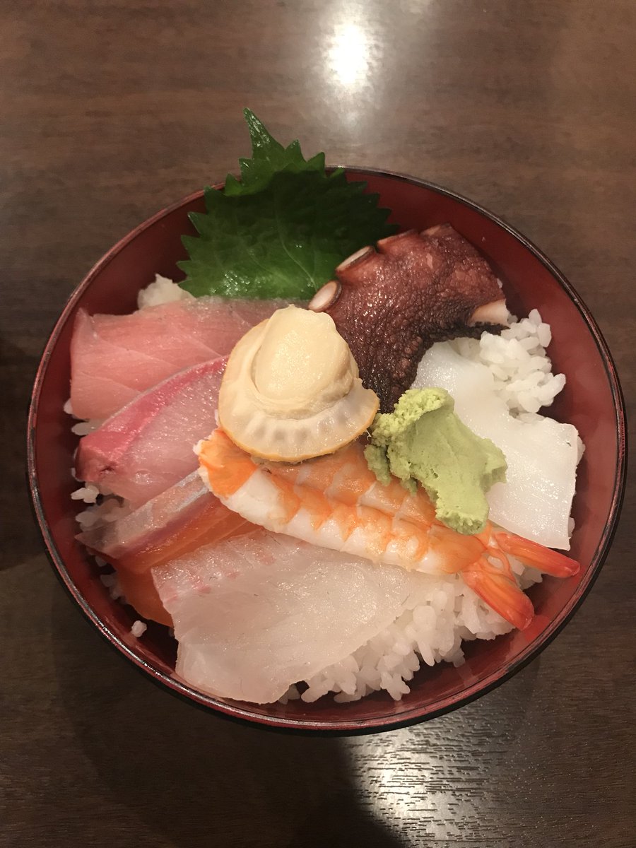 海鮮丼酢飯で
