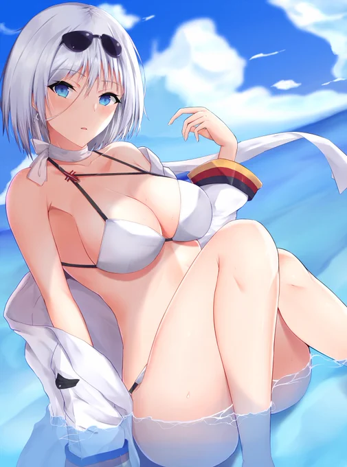 描きたかった水着ティルピッツ #アズレン #アズールレーン 