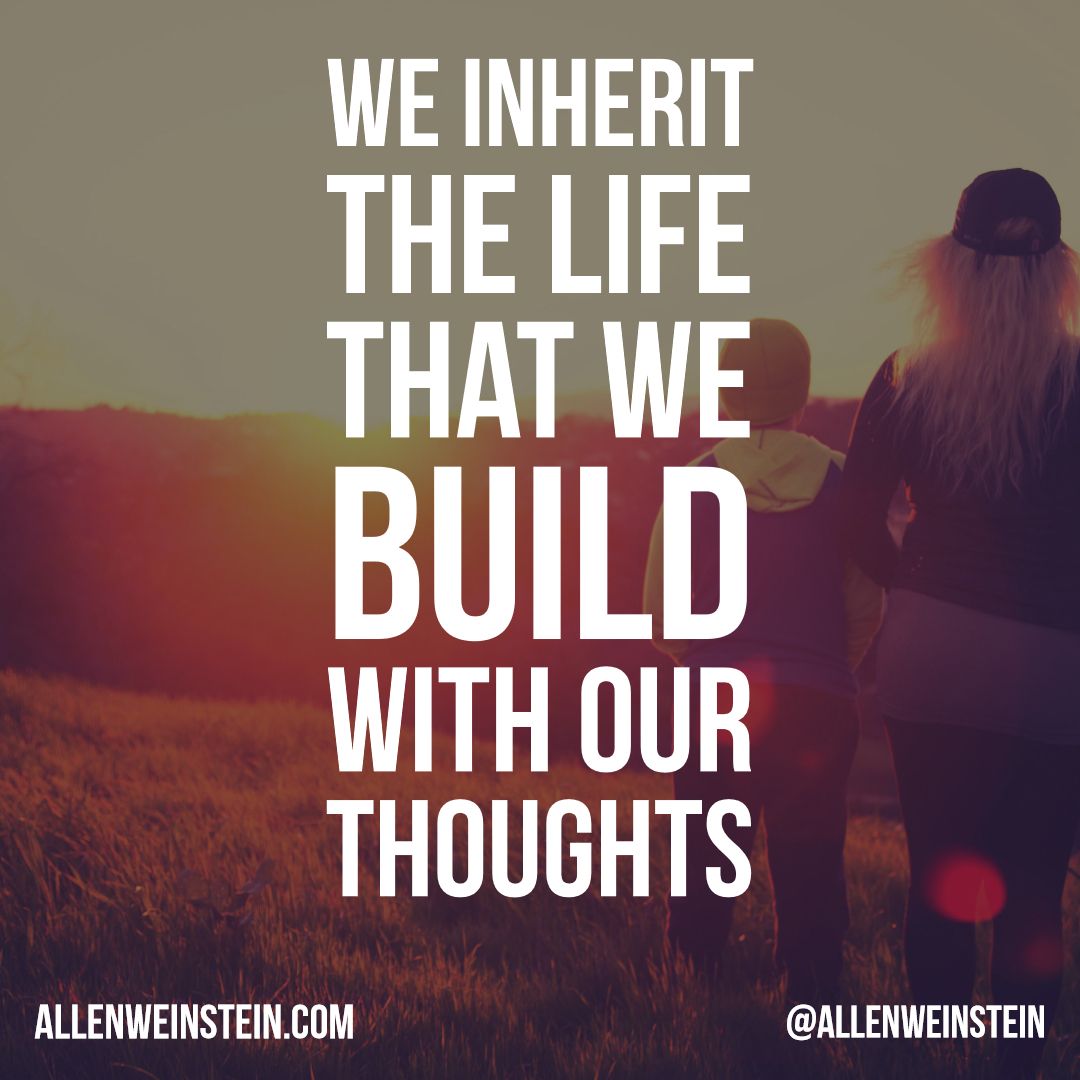 As I always say, "Positive thoughts; positive results. Negative thoughts; negative results." If we have the power of creating both, why not focus on creating a life of happiness and success with our thoughts?
