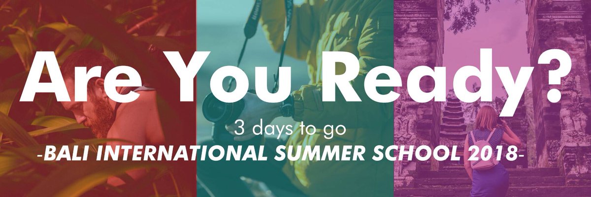 [D-3 Bali International Summer School 2018]

Prepare your self to enjoy the beautiful island of Gods, Bali and enhance your awareness of travel medicine through holistic approach. It will be a splendid way to spend your summer and make it a summer to remember🌞💛