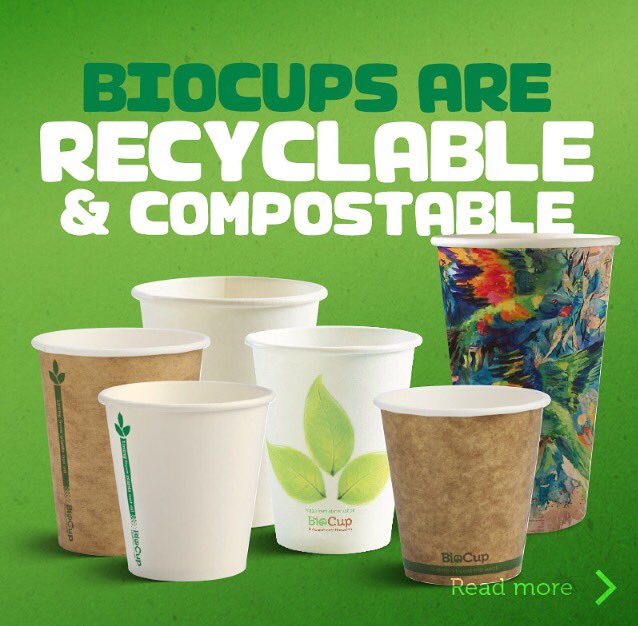 We encourage the use of keep cups with our 20c discount when you bring your own cup but when you don't we use the recyclable and biodegradable @biopak.au art series cups #perthcoffee #perthtodo #coffee #ecofriendly