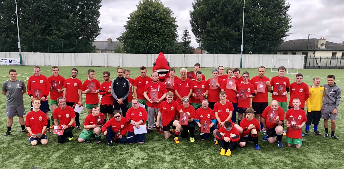 What a great session with <a href="/SpecialOlympics/">Special Olympics</a>. We had lots of fun with <a href="/Ian_Rush9/">Ian Rush MBE</a> &amp; <a href="/MCATEER4/">Jason Mcateer</a> .See you again soon. 😃 ⚽️ 🥅 👍🏼#LFCFAMILY #LFCPreSeason #Dublin.