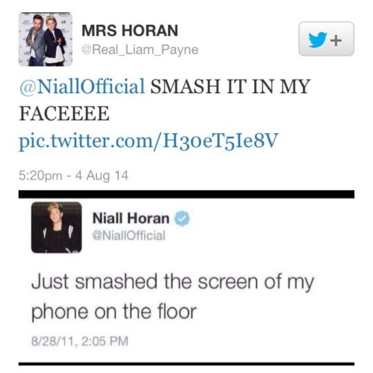 todays1dhistory's tweet photo. Today (August 4) in 2014 - "SMASH IT IN MY FACE" 😂😂 Liam reveals himself as the ultimate Niall fan (but like... same tbh) https://t.co/RJfbyg1OLV