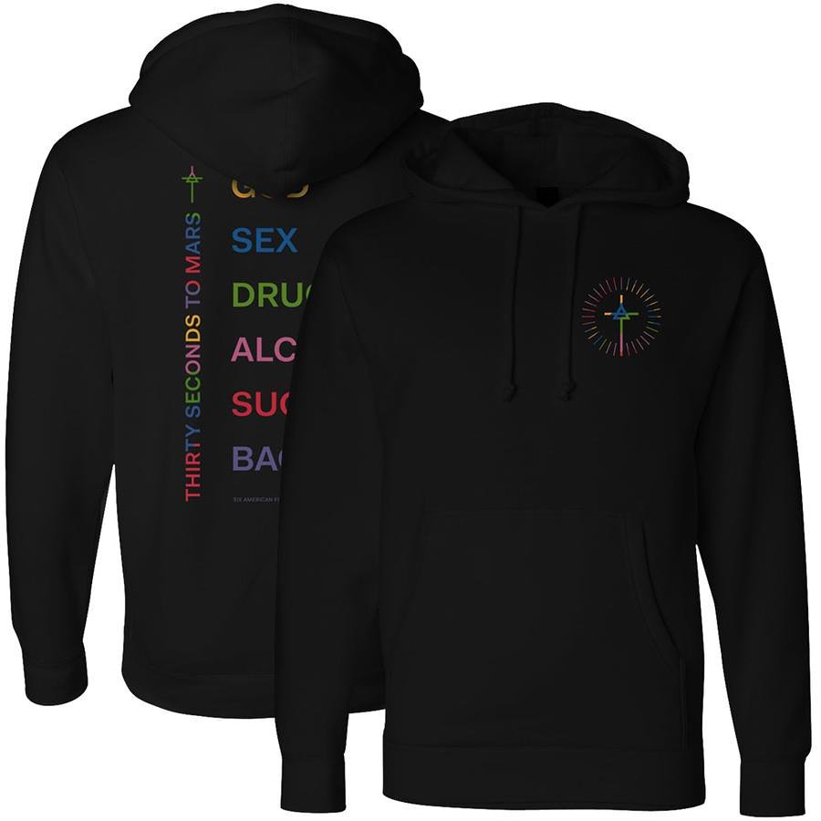 EllixMars's tweet image. My favourite piece! 💛💙💚❤♥💜 #MarsAmerica #MarsMerch @MARSStore @30SECONDSTOMARS