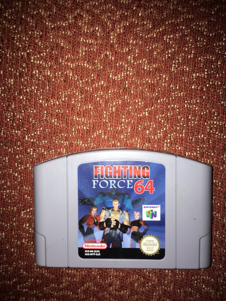 Remember this game? I think i beat this game in one hour, not sure but it was fun!  #gaming #Retro #retrogaming #nostalgia #Nintendo #Nintendo64 #Fightingforce64 #game #oldschool #Goodtimes