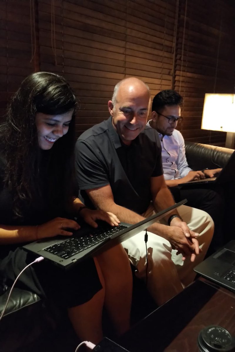 BlackBerry's tweet image. Behind the scenes at today&apos;s #BBSecure tweet chat in India. BlackBerry&apos;s SVP &amp;amp; General Manager, Mobility Solutions @Alex_Thurber responding live @BlackBerryIN to your questions about cybersecurity.
