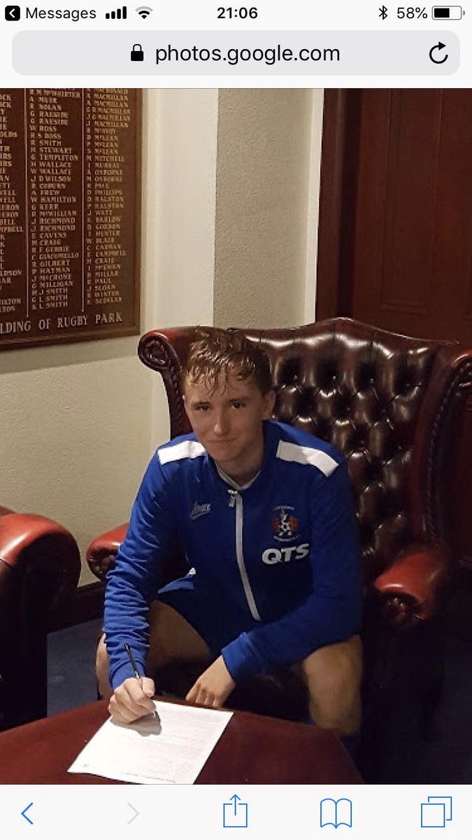 03sKsc's tweet photo. Congratulations to Daniel sweeny signing for Kilmarnock . All the best . Great servant to our club https://t.co/RZ0mW2UVSs