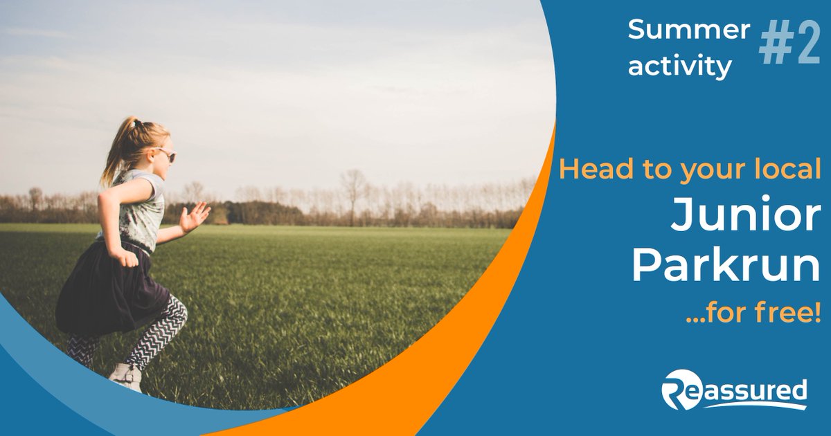 Children aged 4-14 can take part in weekly timed 2K runs in parks all over the UK on Sunday mornings 👟 - a great summer holiday activity!
Find your nearest Junior Parkrun here: bit.ly/2OiqbAr

More ideas: bit.ly/2mMkdLG

#SummerActivites #SummerHolidays