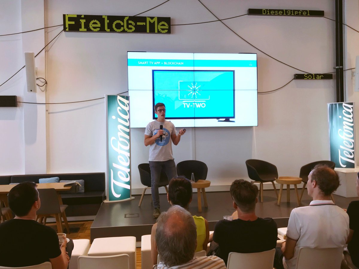 Philipp Schulz from <a href="/tvtwocom/">TV-TWO</a> is speaking about "ICO for Transparent Advertising" during IoT Brunch at <a href="/base_campberlin/">PeteSawant</a>. 

Sad you missed it? Join us for our next free #IoT brunch: hubs.ly/H0dg01d0