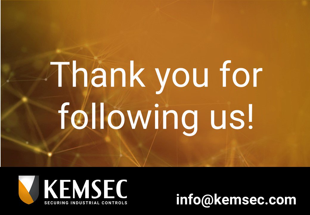 KEMSEC_SECURITY's tweet photo. @synclature @ChemicalJournal @chemukexpo @TejasTubular 

Thank you for following us!

Here’s to a new relationship :) https://t.co/c633zcY8PZ