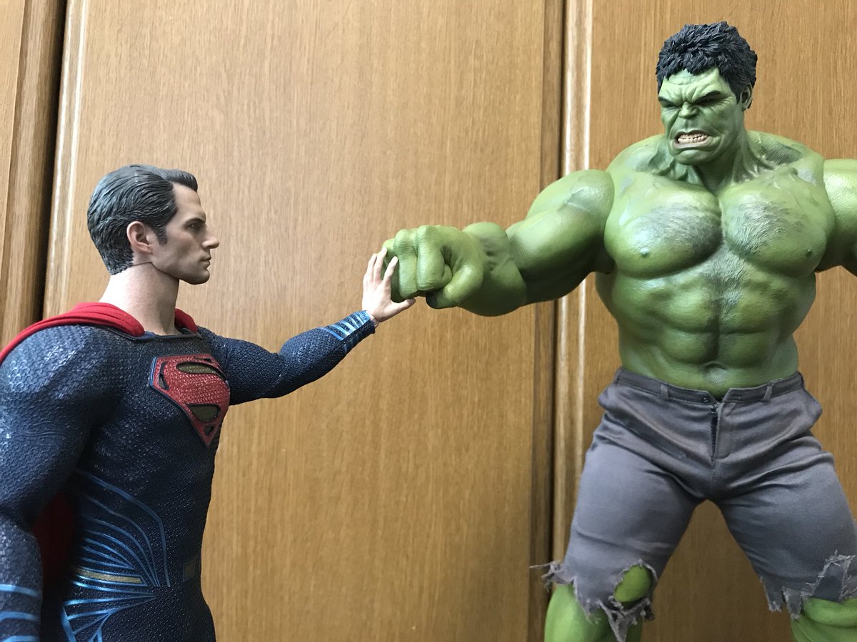 Avimiya En Twitter ハルク Vs スーパーマン Hottoys ホットトイズ オモ写