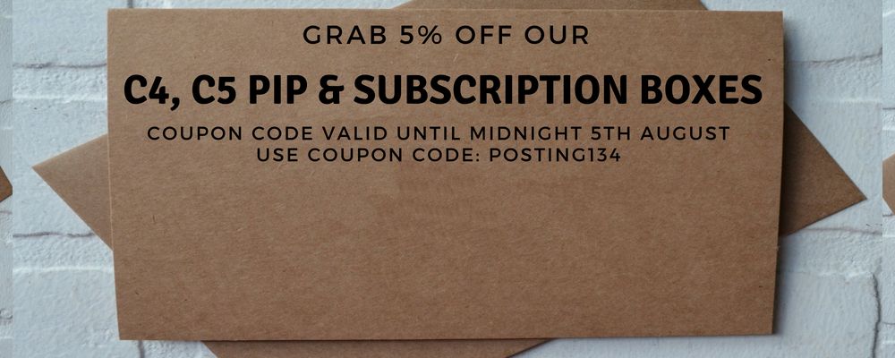 Boxed_Up's tweet image. PLS RT 
5% off our PIP boxes this weekend only! #PIPBoxes #PostalBoxes #SubscriptionBox #Sale #Clearance