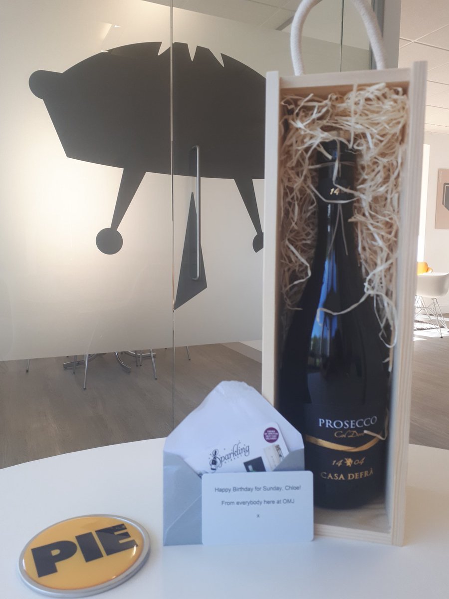 chloegardner79's tweet photo. wow @onlymarketing ! you guys are just the loveliest bunch around. I'm touched, thanks so much. only question is, can we crack it open now? #12oclocksomewhere #bubbles #LuckyMe #loveyouguys https://t.co/0llPhzuwB8