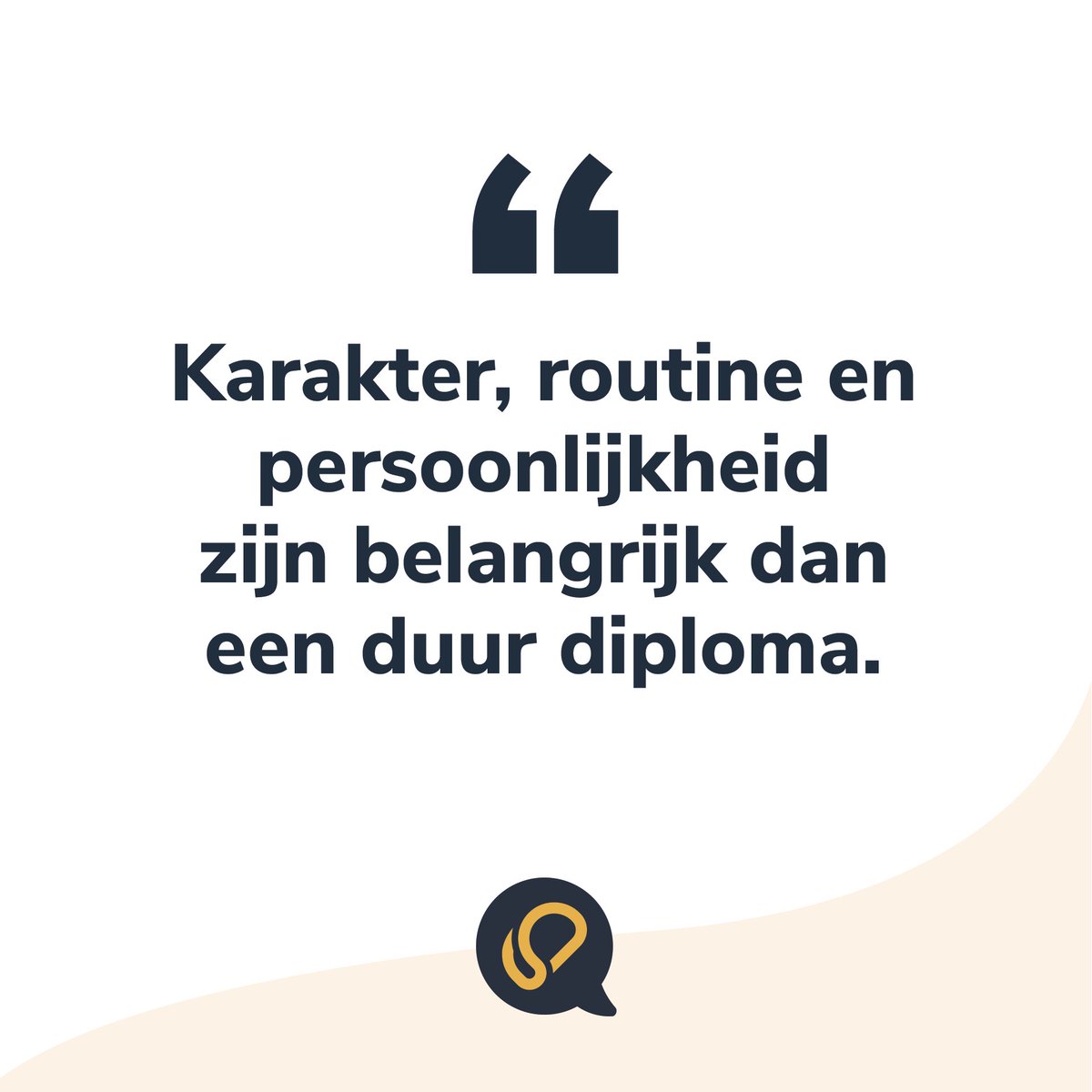 💪 Ga jij hiermee akkoord? 

#HR #betech #karakter #routine #persoonlijkheid #personaldevelopment #attitude #character #quote #quoteoftheday