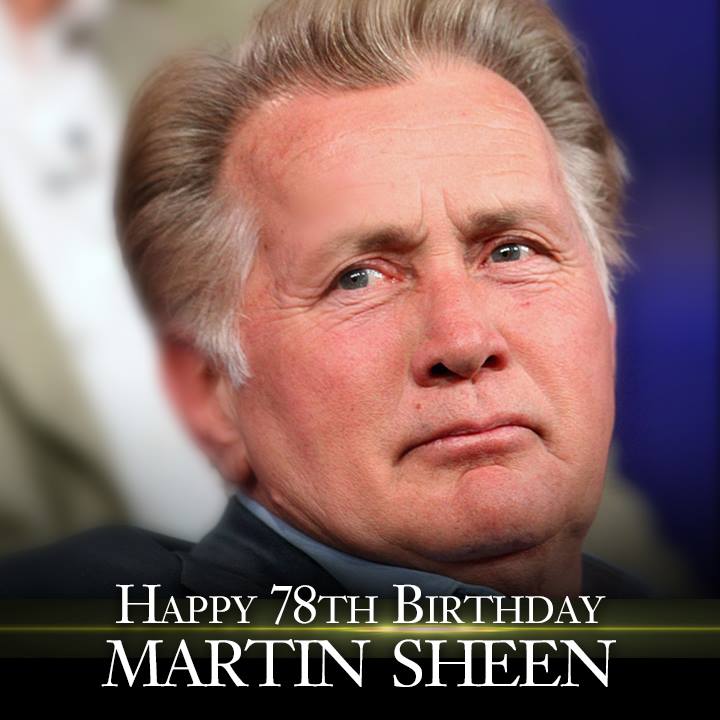 Happy Birthday to legendary actor Martin Sheen!    