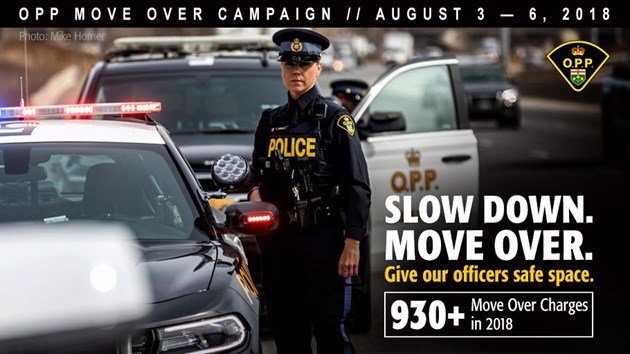 OPP launch 'Move Over' long weekend blitz: bit.ly/2LXGyUs https://t.co/vzplYZflCL