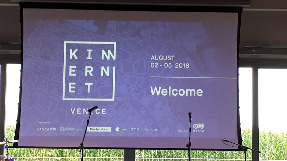 BancaIfis's tweet photo. È in corso #kinnernetvenice2018 di @hfarmspa, l'evento (un)conference unico del suo genere di cui #BancaIFIS è sponsor. #HFARMevents https://t.co/ndpAVMPap5