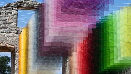 #KagkatikasSecret installation by #Quintessenz for Paxos Contemporary Art Project: thephotophore.com/kagkatikas-sec… #thephotophore