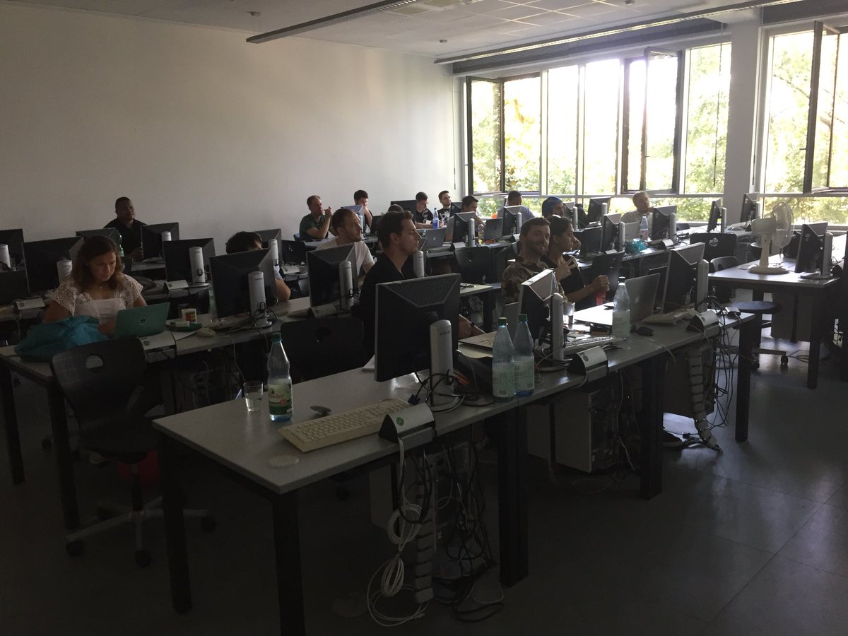a_fusion's tweet photo. Students in Gießen spent 14 days of their holidays to work with and for #joomla! Pleasure to be here! Big THX!!! #Joomla4 https://t.co/vTT6kvQLRc