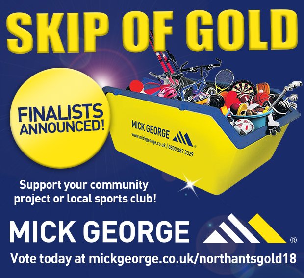 mickgeorgeltd's tweet image. Vote for your Northants #SkipOfGold winner now - Voting lines are open! Find the full list of finalists, and vote via the Mick George website at: ow.ly/pHlX30leHSS #VictoriaCentre #Weekley&amp;amp;WarktonCC #WeekleyRovers #WellingboroughAmateurOperaticSociety