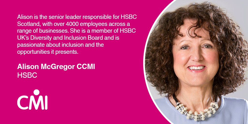 Cmi Scotland On Twitter Alison Mcgregor Ceo Of Hsbc Scotland Will