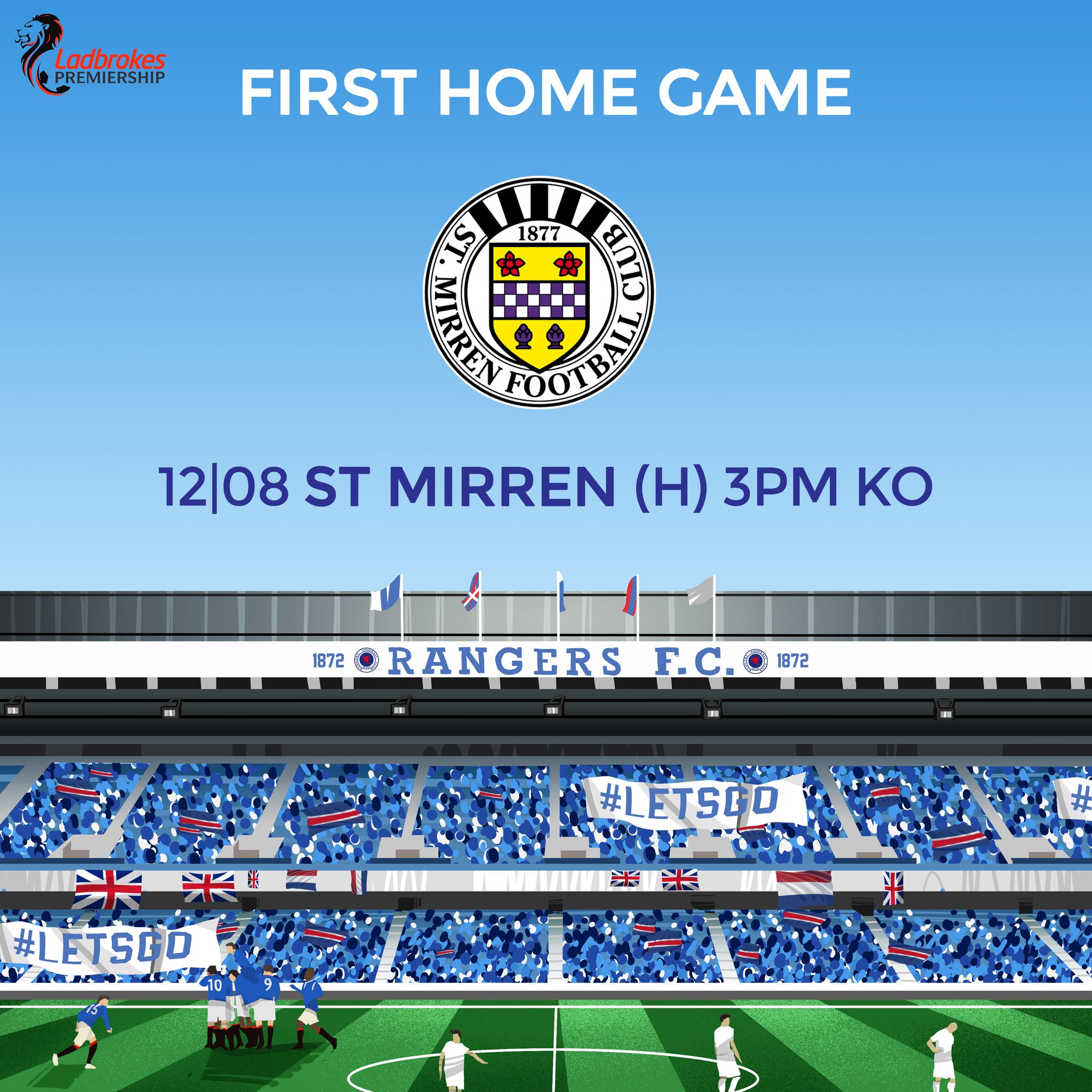 Rangers Football Club on Twitter "📆 FIXTURE UPDATE Due to our