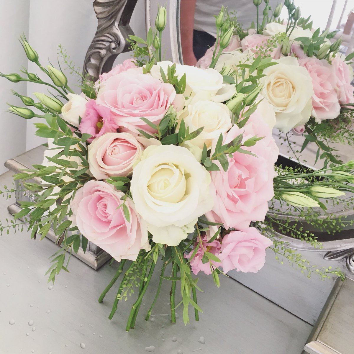 Beautiful Kaleigh’s Bouquet....love love this special couple, thank you for having me xx #summerwedding #weddingflowers #summerwedding #FridayThoughts #weddingflorist #beautiful