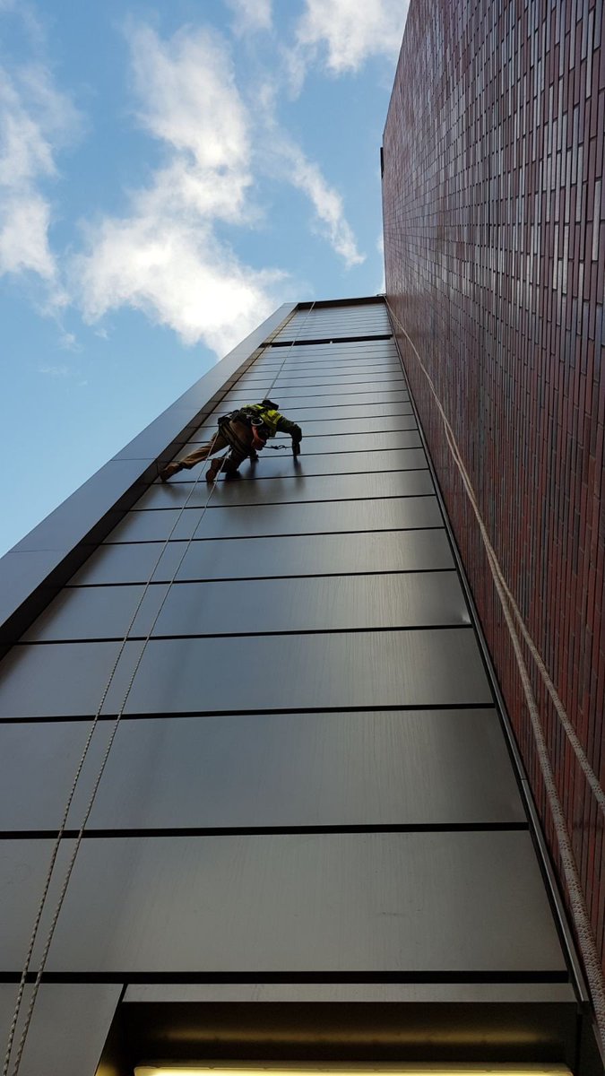 SimfieldAccess's tweet photo. At Simfield, the perfection of our #service is our priority &amp; we make sure we get the work done on time and to the highest #quality. 

Here's a look at our crew doing some remedial cladding in Leeds.

Feel free to contact us for inquiries: https://t.co/Adhbi7yWe6 #ChosoeSimfield https://t.co/fsIGLEQbGp
