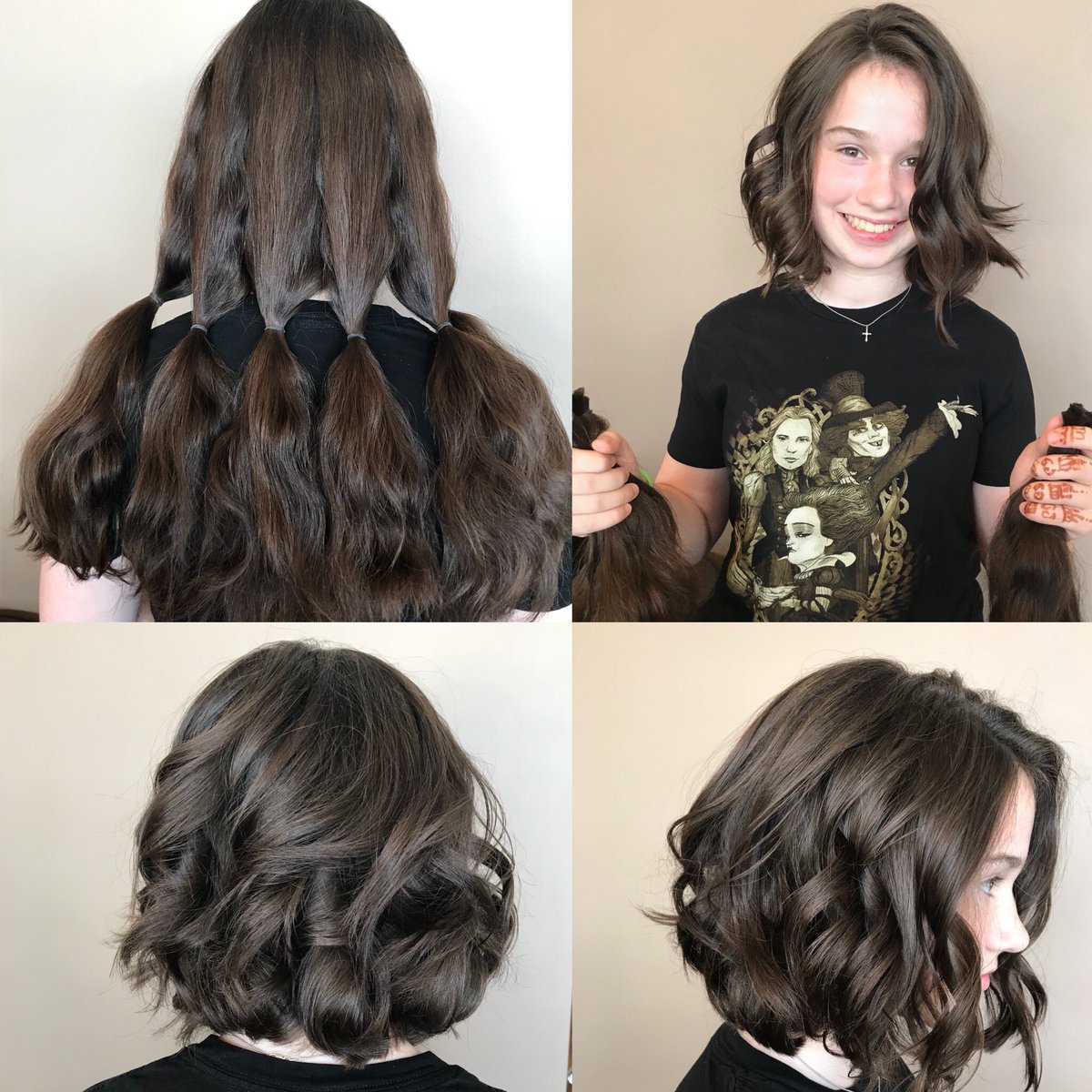 Rhythmsalonspa's tweet photo. Super CUTE 😍 makeover by Katie! And an awesome donation to #pantenebeautifullengths ❤️
#rhythmsalonandspa #Aveda #salon #spa #newburgh  #haircut #beforeandafter @aveda https://t.co/1p5ybj3K2F