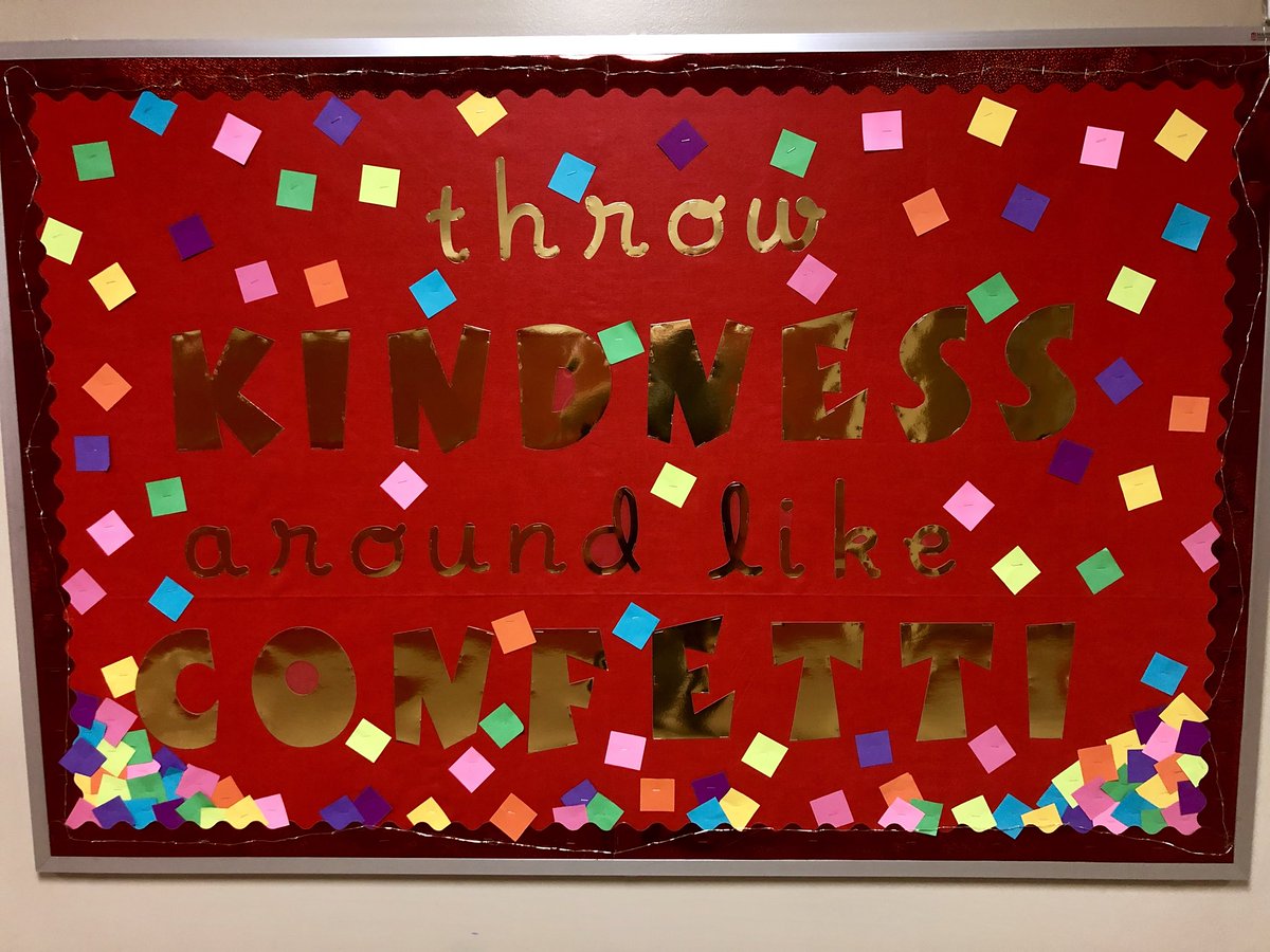 Hard to miss the reoccurring theme as you walk the halls of @lafsunnyside. Our teachers have set the stage for a great school year! #BeKind