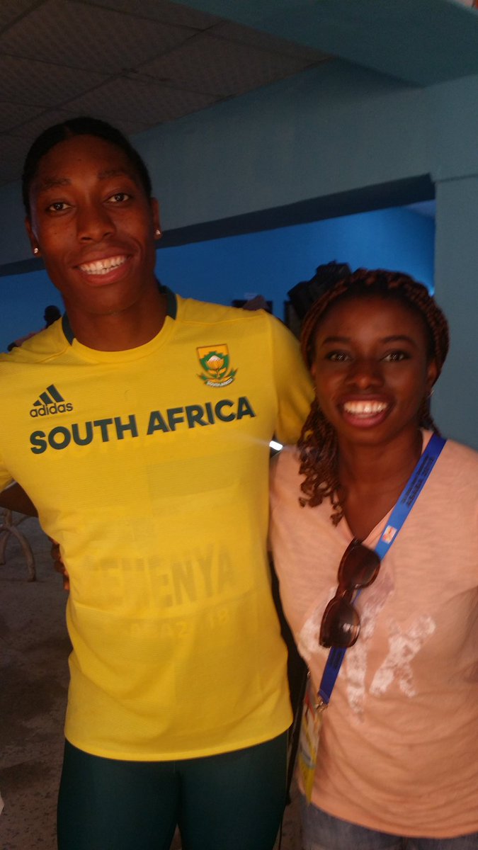 tegasupreme's tweet image. Friend: did she win
Me: Caster Semanya always wins *with an extra bounce in my step*

#Africanlove #Asaba2018 #IlovemesomeSemanya