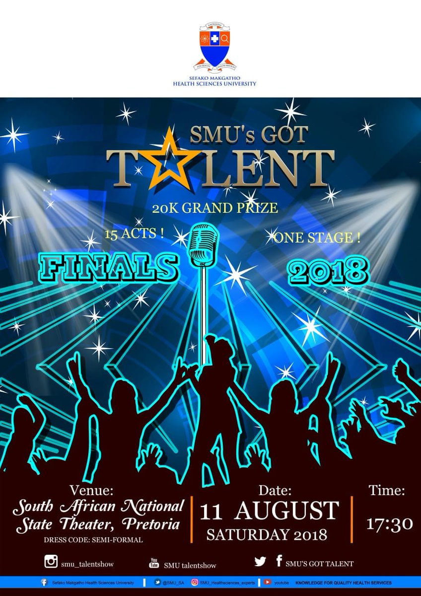 SMUsGotTalent1's tweet photo. SMUGT finals come and witness who goes away with 20K grand prize on the 11th of August at PTA state theater and take note we have limited space so RSVP on the link below to secure your space.
https://t.co/xO4bjd2SAo https://t.co/wYPbJC9wrG https://t.co/uaFmL7xB5s