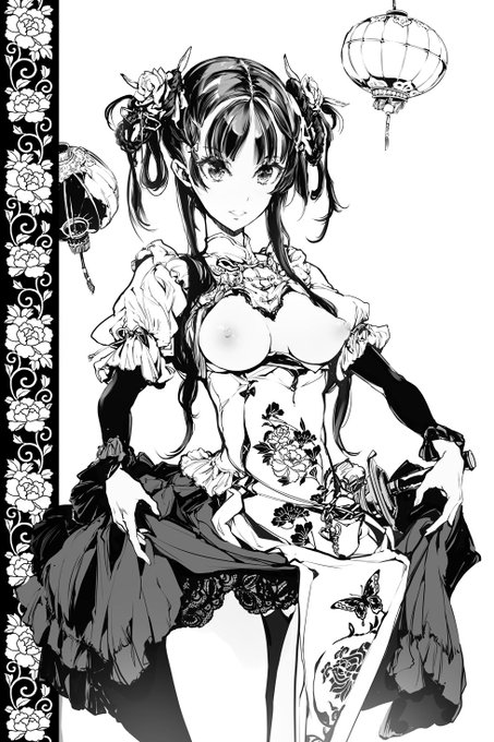 サークルカットの絵、夏コミ新刊案内は今日中に～ 