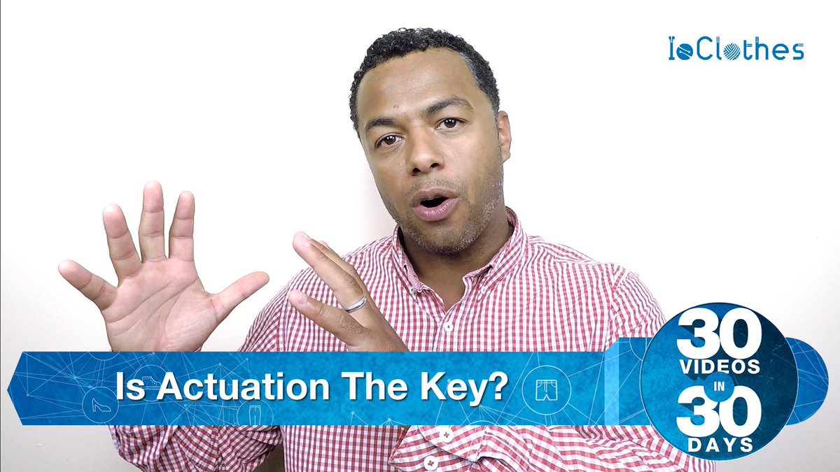 30 in 30: Is Actuation the Key? (Day 12)
When it comes to body-worn devices, is just knowing enough? How important is actuation? Is this the key to driving compelling use-cases for this emerging industry?
JOIN US:
ioclothes.com/forums/is-actu…

#innovation #wearabletech #smartclothing