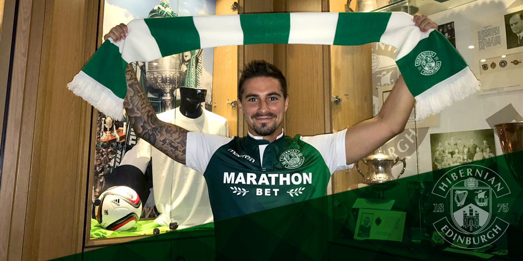 HibernianFC's tweet photo. ✍ | We are delighted to confirm that @jamie_maclaren has re-joined the club on a season-long loan deal from SV Darmstadt 98!

➡️ https://t.co/fBmEyY6MvH https://t.co/js6tDdQqkh
